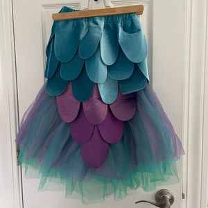 Hanna Andersson mermaid costume dress up skirt